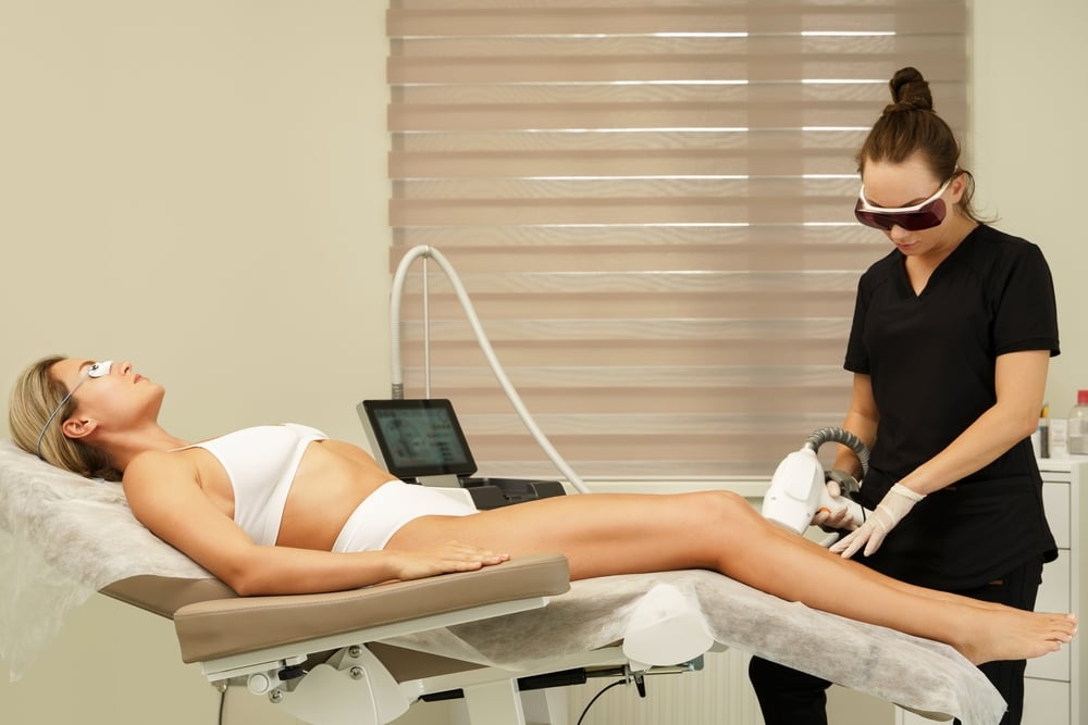 Aesthelite Plus IPL treatment for brown spots redness and facial discoloration