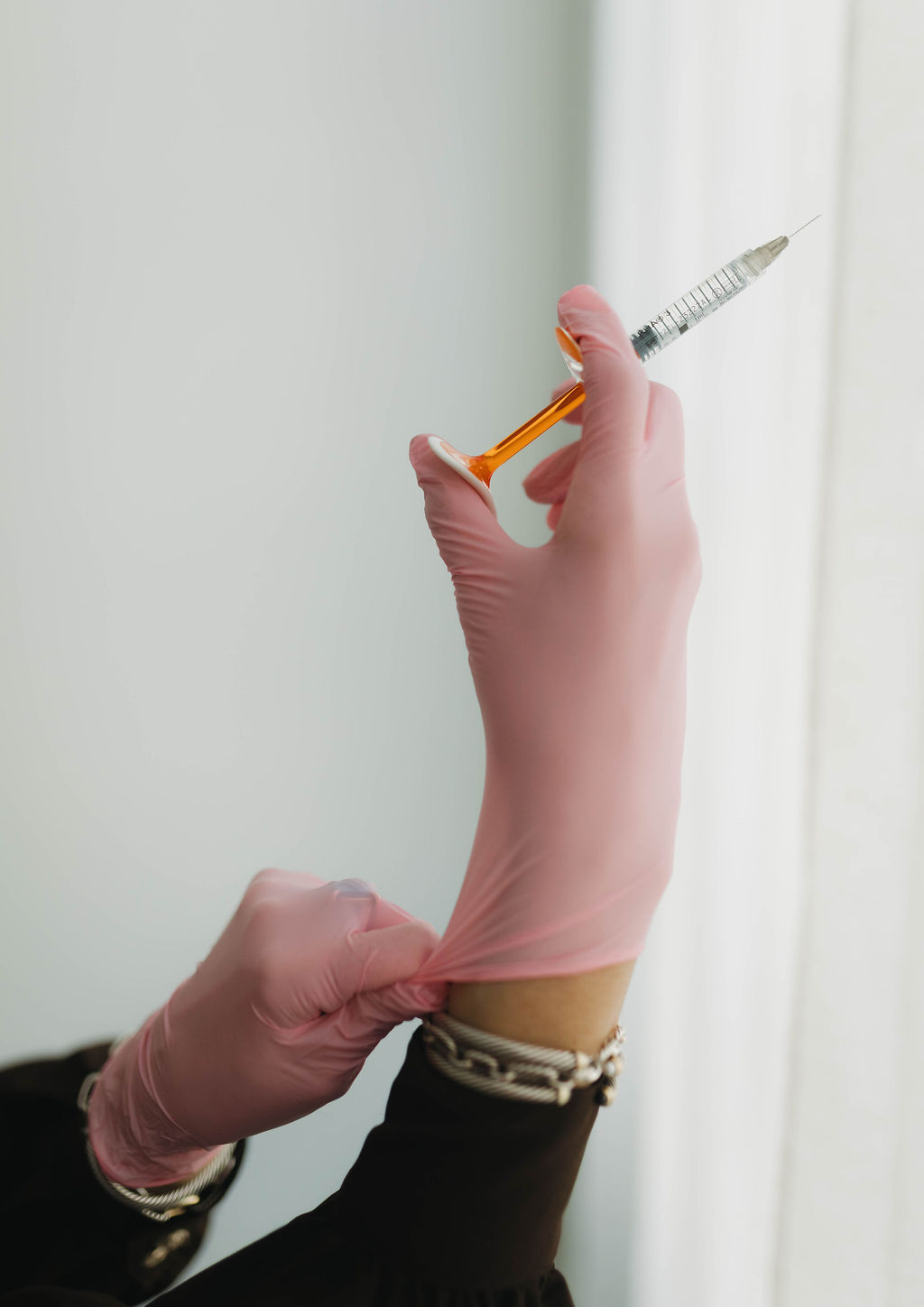 Botox Provider preparing botox treatment