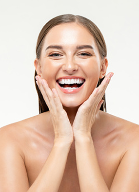 Microneedling facial treatment for fine lines and wrinkles