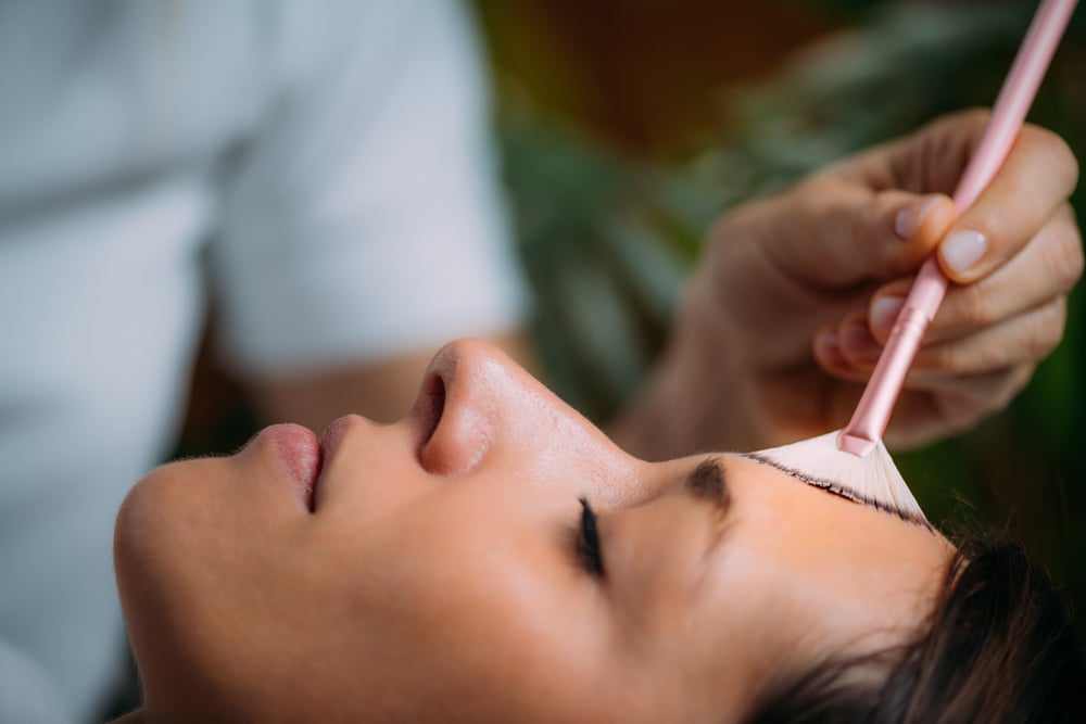 Chemical peel treatment for sun damage and dull skin
