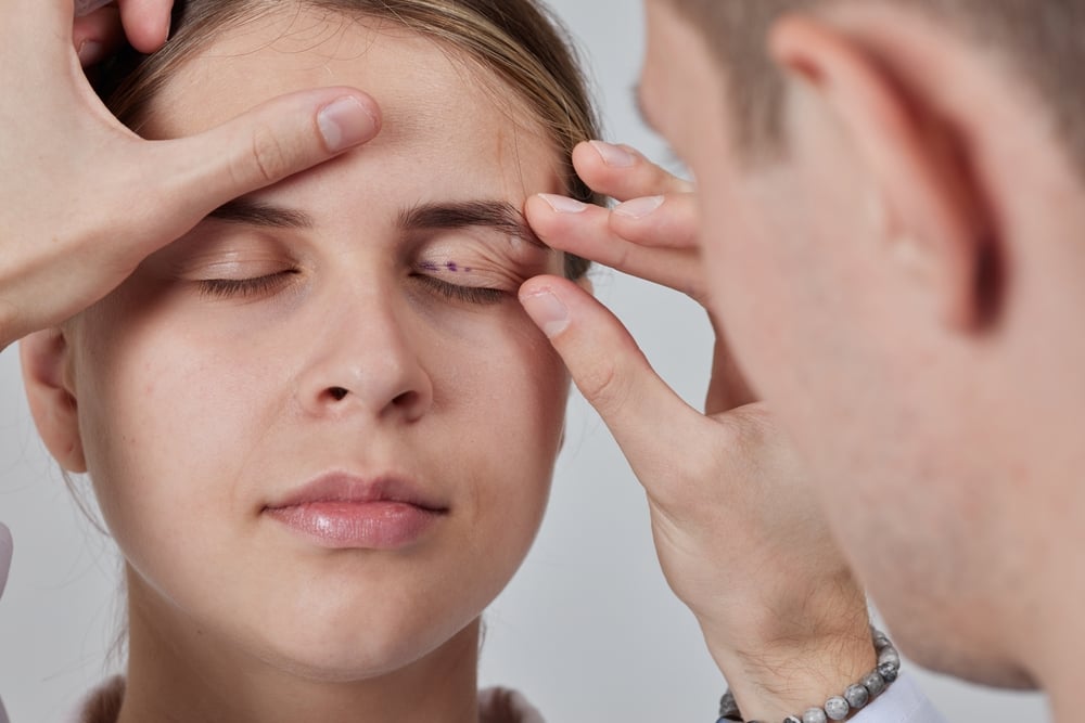 Lid lift surgery consultation for tired-looking eyes in Chattanooga TN
