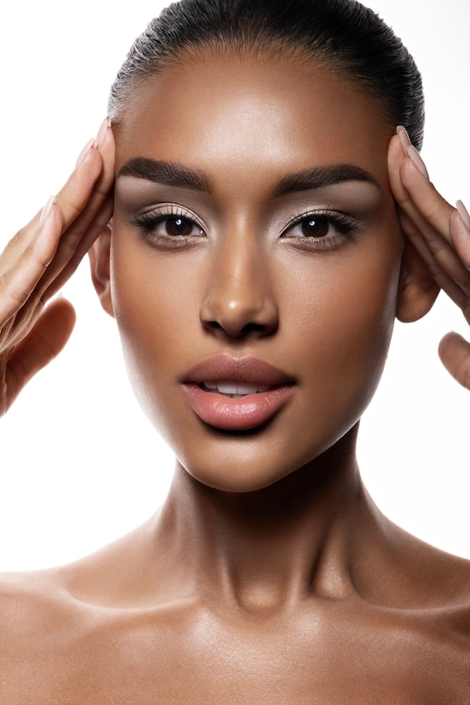 Patient consultation for brow lift surgery at CFR Aesthetics
