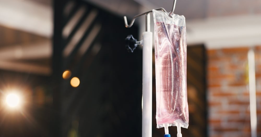 IV drip treatment in the CFR Aesthetics infusion lounge